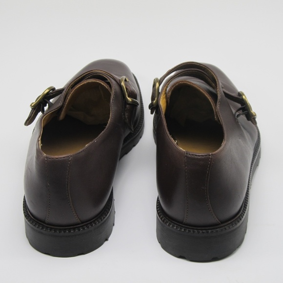 Kenneth Cole New York Twin Monk Men Brown Size 10